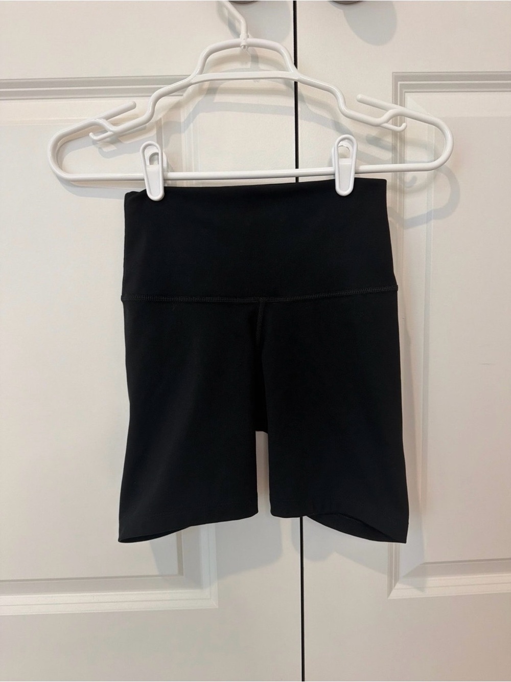Nike Black High-Waist Bike Shorts with Wide Waistband